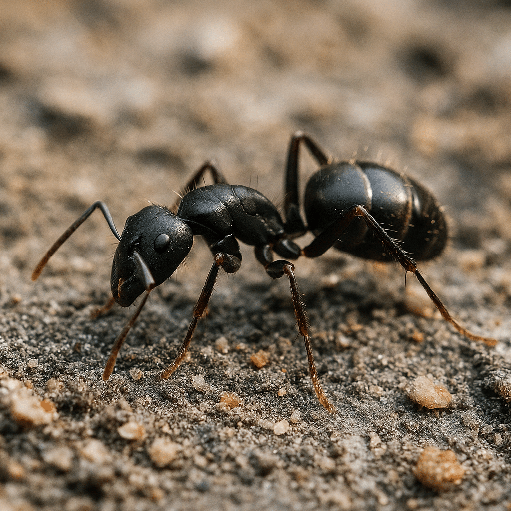 Schwarze Wegameise